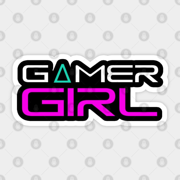 Gamer girl Sticker by Bernesemountaindogstuff